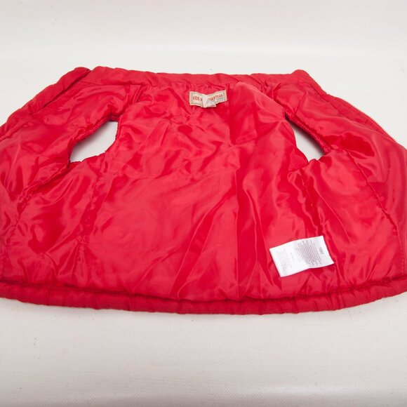Kids Headquarters Red Puffer Vest – Baby Boy 18 Months – Zip Front, Snap Pockets - Picture 2 of 5